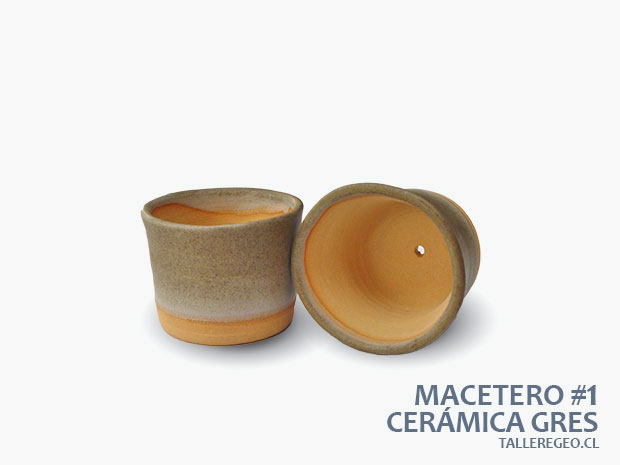 macetero de ceramica gres