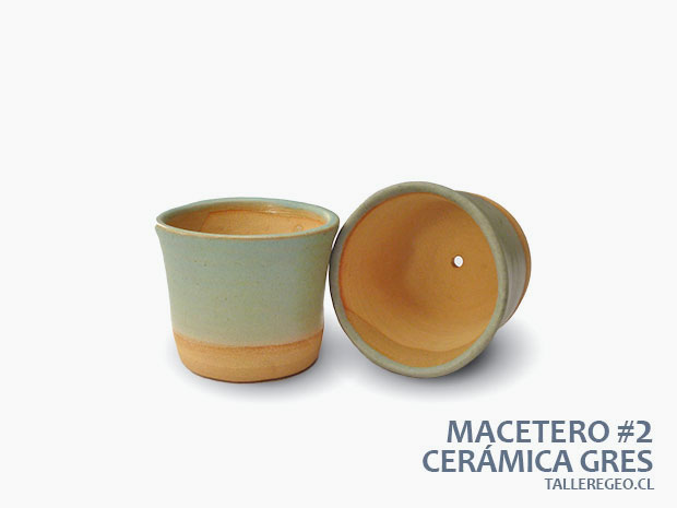 macetero de ceramica gres