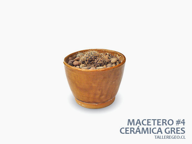 macetero de ceramica gres