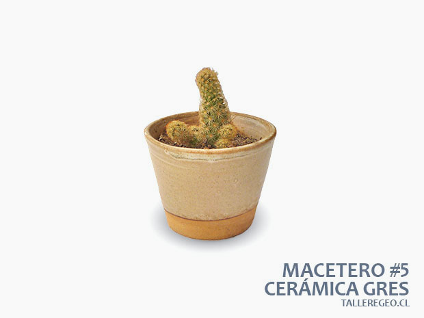 macetero de ceramica gres