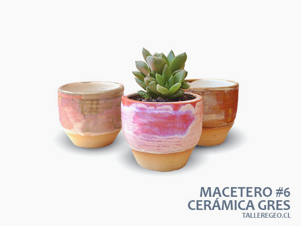 macetero de ceramica gres
