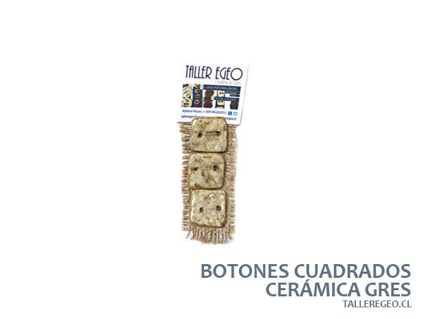 botones de ceramica gres