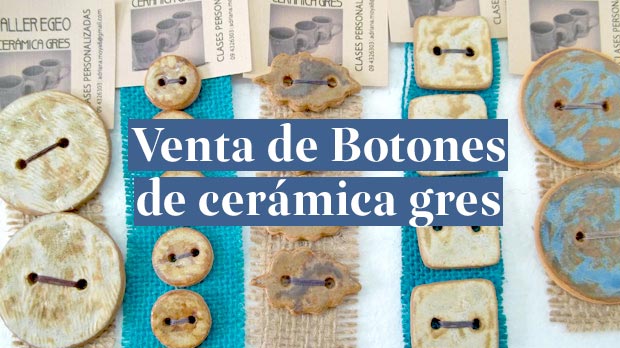 Botones de Gres